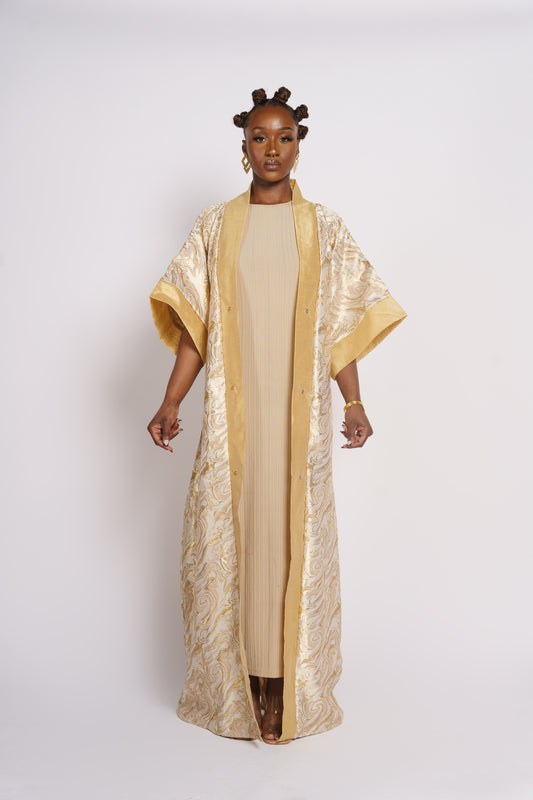 KIMONO BROCARD IN GOLD