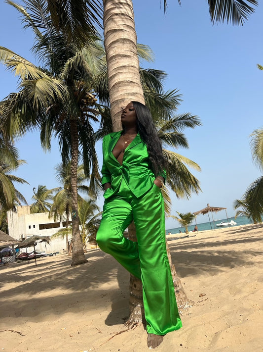 MALIKA SET IN GREEN